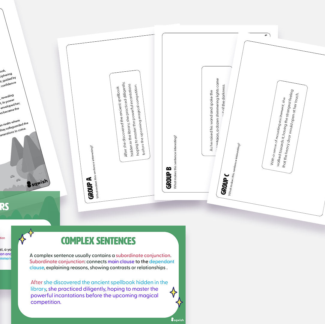 Year 5 - The Magic of Complex Sentences (Subordinate Clauses)