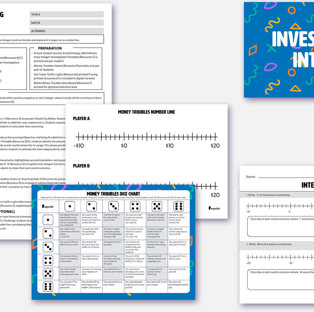 Year 6 - Investigating Integers