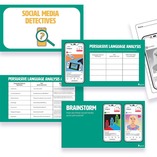 Year 5 - Social Media Detectives (Persuasive Devices)